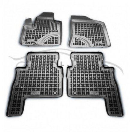 Pasvorm Rubber automatten voor Hyundai Santa Fe 2007-2012