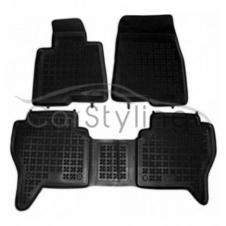 Pasvorm Rubber automatten voor Mitsubishi Pajero 2002-2006