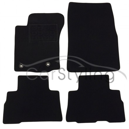 Luxe Velours pasvorm automatten Toyota Land Cruiser J150 2009-heden