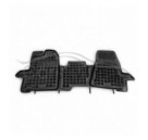 Pasvorm Rubber automatten voor Ford Transit Custom 1-delig 3 zitplaatsen 2013-heden