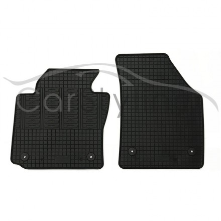 Pasvorm All Weather Rubber automatten voor de Volkswagen Caddy 2P (voorset) 2005-heden