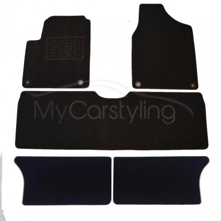 Luxe Velours pasvorm automatten Seat Alhambra 7-pers 1995-2010