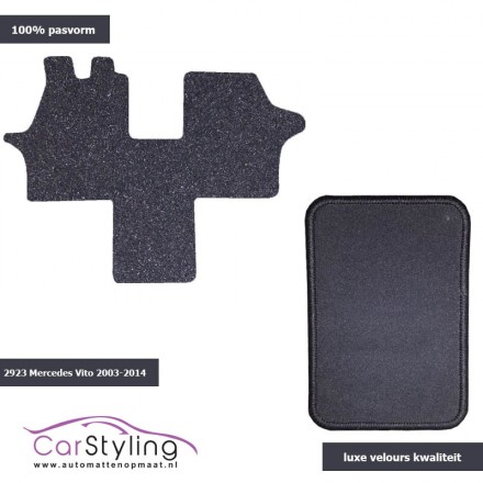 Luxe Velours Campermat Mercedes Vito 638 1996-2003
