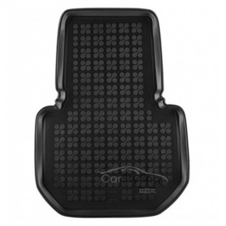Rubber kofferbakmat Tesla Model S achterwielaandrijving (enkele motor) met kofferbak voor vanaf 2012