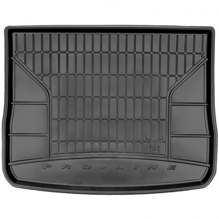 Multifunctionele Rubber kofferbakmat Volkswagen Tiguan I hoge vloer met reservewiel 2007-2015