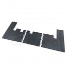 Pasvorm All Weather Rubber automatten voor de Ford Tourneo Custom 2012-heden 2e rij