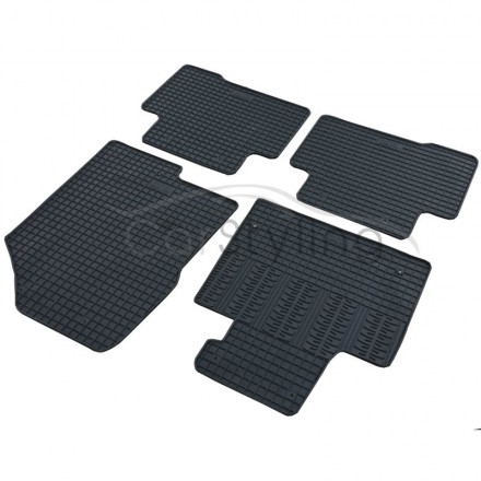 Pasvorm All Weather Rubber automatten voor de Hyundai Santa Fe 2012-heden