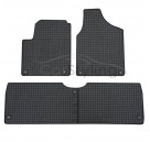 Pasvorm All Weather Rubber automatten voor de Seat Alhambra 5-persoons 1996-20101e+2e rij