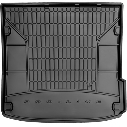 Multifunctionele Rubber kofferbakmat Audi Q7 5/7 zits (3e rij ingeklapt) 2006-2015