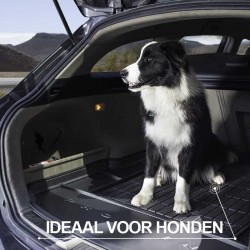 Multifunctionele rubber kofferbakmat Ford Fiesta hoge vloer vanaf 2017