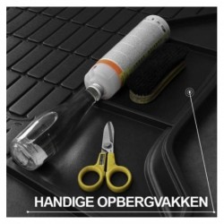 Multifunctionele rubber kofferbakmat | Ford Fiesta MK VII 5 deur | vanaf 2017