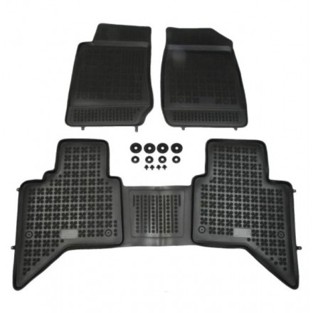 Rubber automatten Isuzu D-Max 2012-heden Rubber automatten Isuzu D-Max 2012-heden