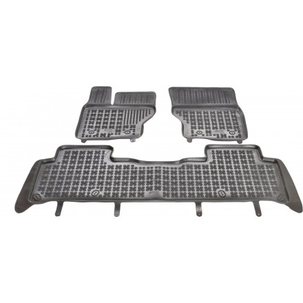 Rubber automatten Land Rover Discovery 7-persoons 2017-heden Rubber automatten Land Rover Discovery 7-persoons 2017-heden