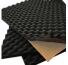 IsoDemp Professionele Geluidsisolatie STUDIO KWALITEIT noppenschuim met zelfkl. laag | 3x50x100cm