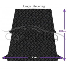 Rubber Laadvloermat Mercedes Citan (traanplaat motief) verlengde uitvoering 2021-heden