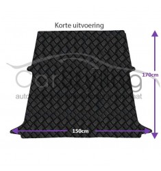Rubber Laadvloermat Mercedes Citan (traanplaat motief) korte uitvoering 2021-heden