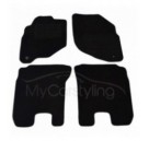 Luxe Velours pasvorm automatten Honda Jazz 01/2002-10/2008
