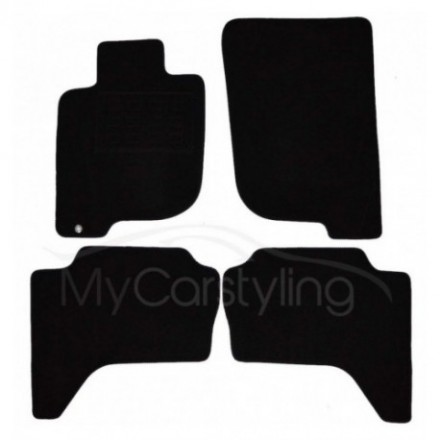 Luxe Velours pasvorm automatten Mitsubishi L200 2006-verder