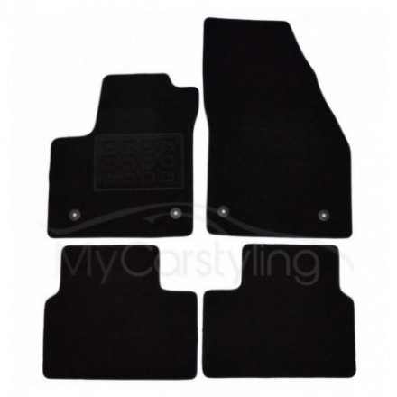Luxe Velours pasvorm automatten Opel Meriva B 2010-heden