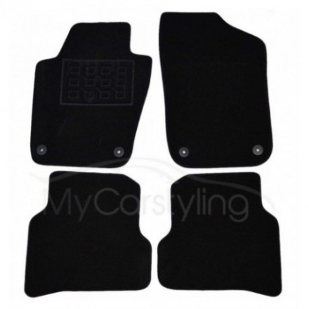 Luxe Velours pasvorm automatten Seat Ibiza 06/2008-2012