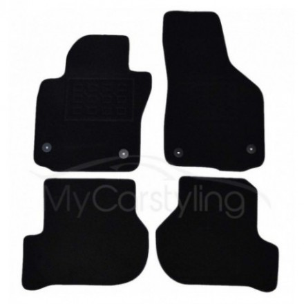 Luxe Velours pasvorm automatten Seat Leon 2005-2012