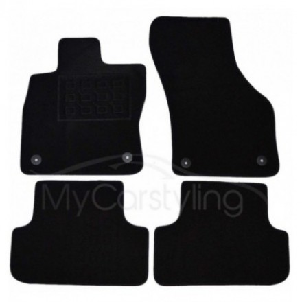 Luxe Velours pasvorm automatten Seat Leon 11/2013-2020