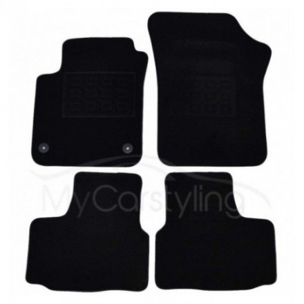 Luxe Velours pasvorm automatten Seat Mii 01/2012-