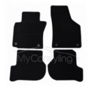 Luxe Velours pasvorm automatten Skoda Octavia ronde bevestiging 06/2004-11/2012