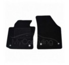 Luxe Velours automatten Volkswagen Caddy Bestelauto ovale bevestiging 11/2003-