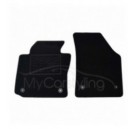 Luxe Velours automatten Volkswagen Caddy Bestelauto ronde bevestiging 11/2003-2020