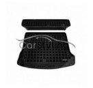 Pasvorm Rubber kofferbakmat Dacia Logan Station 2006-2013 set van twee matten
