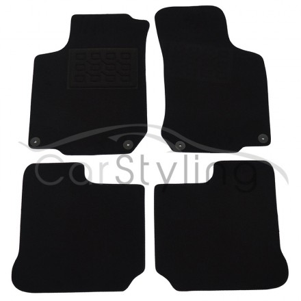 Luxe Velours pasvorm automatten Skoda Octavia 2000-2003